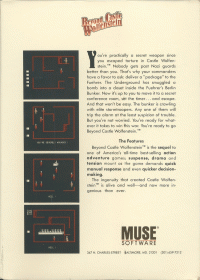 Beyond Castle Wolfenstein Commodore 64 US box art